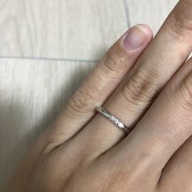 【TASAKI(タサキ)の口コミ】 ハーフエタニティもあこがれたのですが、試着してみるとメレダイヤモンド…