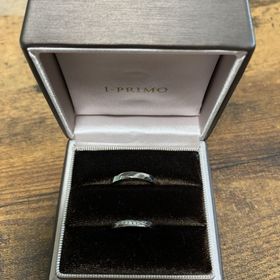 【アイプリモ(I-PRIMO)の口コミ】 ２人が似合う指輪にしたいのが1番でした。別々のデザインのものにもしたく…