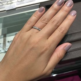 【アイプリモ(I-PRIMO)の口コミ】 エタニティリングが欲しかったので、こちらを試着させていただきました。…