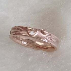 【ケイウノ ブライダル(K.UNO BRIDAL)の口コミ】 オリジナルの指輪を希望しておりましたが、ディズニーのデザインがとても…