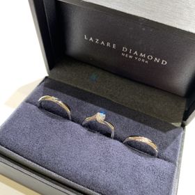 【ラザール ダイヤモンド(LAZARE DIAMOND)の口コミ】 ダイヤの輝きに一番惹かれました。
ラザールのあとに他ブランドもいくつか…
