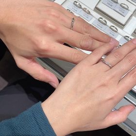 【アイプリモ(I-PRIMO)の口コミ】 色々なお店を回って沢山の指輪を見てきましたが、ペアで二人とも気に入る…