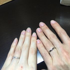 【TRECENTI(トレセンテ)の口コミ】 いろいろなデザインを試着してみて、指が綺麗に見えそうなものを選びまし…