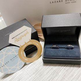 【ラザール ダイヤモンド(LAZARE DIAMOND)の口コミ】 プラチナで統一、ダイヤモンドもプラチナも見えるデザイン、おしゃれ、人…