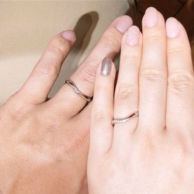 【TRECENTI(トレセンテ)の口コミ】 婚約が決まってから２人でインターネットを使いながら選びました。デザイ…