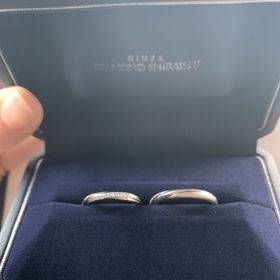 【銀座ダイヤモンドシライシの口コミ】 とても迷いましたが、一味違う指輪にしたくてクロスデザインの指輪にしま…