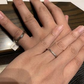 【ケイウノ ブライダル(K.UNO BRIDAL)の口コミ】 男性:指輪サイズ18 Vデザイン
女性:指輪サイズ6 ストレートタイプ

こちら…
