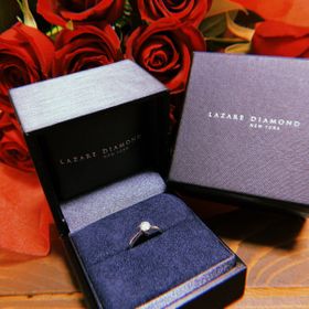 【ラザール ダイヤモンド(LAZARE DIAMOND)の口コミ】 購入の予定は未定だった際に、婚約指輪とブランドに関する説明を受け試着…