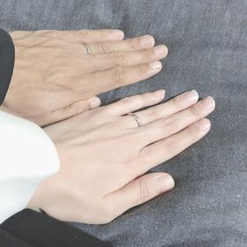 【PILOT BRIDAL(パイロットブライダル)の口コミ】 男女ペアの両方のデザインがドタイプで即決しました。付け心地も良く、強…