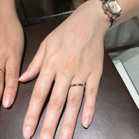 【アイプリモ(I-PRIMO)の口コミ】 プラチナでシンプルなものを探していました。けれど既製品をそのままは嫌…