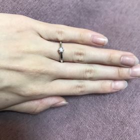 【アイプリモ(I-PRIMO)の口コミ】 1粒ダイヤの王道のエンゲージリングをあまり良いと思ったことがなかったの…