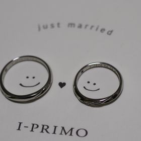 【アイプリモ(I-PRIMO)の口コミ】 婚約指輪にも合うようなデザインを選びました！ダイヤモンドは見た目はさ…