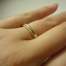 【ティファニー(Tiffany & Co.)の口コミ】 婚約指輪がティファニーのものだったので、結婚指輪もティファニーで買う…