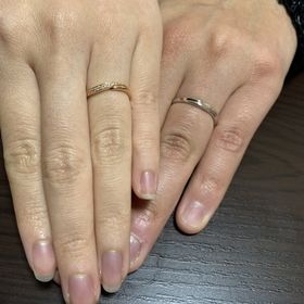 【銀座ダイヤモンドシライシの口コミ】 指輪はカタログでまず自分たちの好みのものを絞り、実際に自分が気になる…