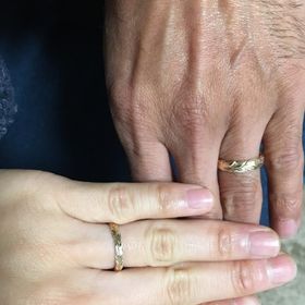 【PRIVATE BEACH(プライベートビーチ)の口コミ】 シンプルなデザインにしようか迷いましたが、以前からハワイアンジュエリ…