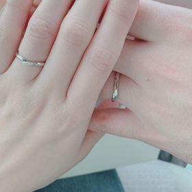 【アイプリモ(I-PRIMO)の口コミ】 素材はプラチナで、最終的に自分達らしいデザインの指輪を選びました♡お店…