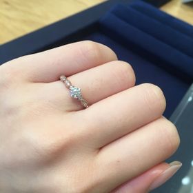 【BIJOUPIKO(ビジュピコ)の口コミ】 プラチナオンリーではないリングを探しており、色々試着したところこのピ…