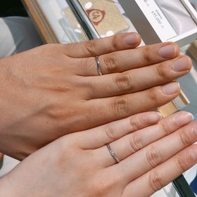 【1122 iifuufu bridal(いい夫婦ブライダル)の口コミ】 デザインはVまでいかない捻りのあるものがよく他の有名なところのものも色…