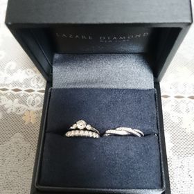 【ラザール ダイヤモンド(LAZARE DIAMOND)の口コミ】 婚約指輪と結婚指輪をラザールダイヤモンドで購入してとても気に入ってい…