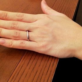 【TRECENTI(トレセンテ)の口コミ】 1つダイヤのリングを他のお店で見たときは、少し寂しい感じがするかなと思…