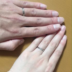 【アイプリモ(I-PRIMO)の口コミ】 職業柄、お互いあまり派手なのはできず、かと言ってシンプルなのも面白く…