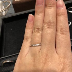 【ケイウノ ブライダル(K.UNO BRIDAL)の口コミ】 見本で出していただいた指輪は細いものから太いものまで様々で、デザイン…