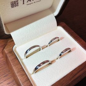 【TANZO.(鍛造指輪)の口コミ】 自由にデザインを決める事ができたことが一番の決め手でした。細かいデザ…