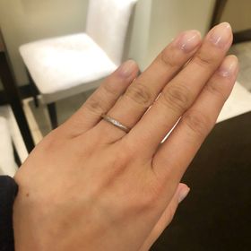 【TRECENTI(トレセンテ)の口コミ】 ダイヤモンドのカットに拘りがあるブランドなだけあって、どの方向から見…