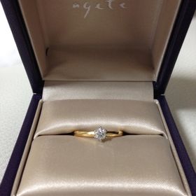 【agete(アガット)の口コミ】 もとからageteが大好きで、指輪をいただくならageteでと思っていました。…