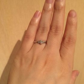 【アイプリモ(I-PRIMO)の口コミ】 ダイヤは彼が選んでくれて、後から一緒にデザインを選びに行きました！指…