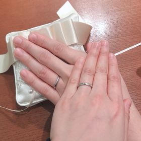 【TRECENTI(トレセンテ)の口コミ】 ハナユメカウンターさんに、トレセンテさんの指輪の付け心地を勧められ実…