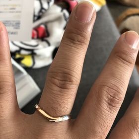 【ANGELRY INOKO(エンジェリーイノコ)の口コミ】 なんと言ってもこの二種類の金とプラチナのデザインがすごく可愛いと思っ…