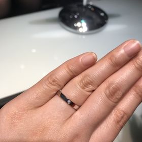 【ラザール ダイヤモンド(LAZARE DIAMOND)の口コミ】 シンプルなものがいいけど人と被りたくない、という私たちの希望にしっく…