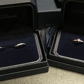 【銀座ダイヤモンドシライシの口コミ】 3点セットリングが欲しかったので、それに絞って見ていきました。
ウェー…