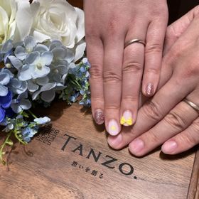 【TANZO.(鍛造指輪)の口コミ】 鍛造製法というのが一番の決め手でした。というのも、私達夫婦は刀が好き…