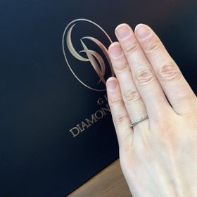 【銀座ダイヤモンドシライシの口コミ】 指輪のデザインが夫婦ともに満足いくものがあり、ダイヤも質の良いものを…