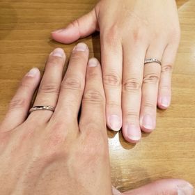 【銀座ダイヤモンドシライシの口コミ】 もともとデザインはシンプルで長くつけられるもの「探していました。夫も…