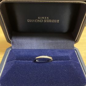 【銀座ダイヤモンドシライシの口コミ】 最初は全く違うデザインを検討していましたが、側面にもダイヤが連なって…