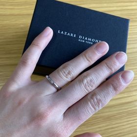 【ラザール ダイヤモンド(LAZARE DIAMOND)の口コミ】 価格よし、デザインよし、ダイヤモンドの質もよしでこれに決めました！プ…