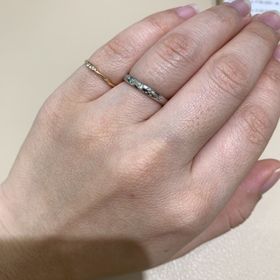 【琉球の口コミ】 いろいろなリングを見た中でも、沖縄らしいミンサーの模様が入った結婚指…