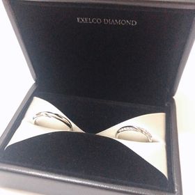 【エクセルコダイヤモンド(EXELCO DIAMOND)の口コミ】 デザインはストレートが良いなと思っていたので、その中でも1番気に入った…