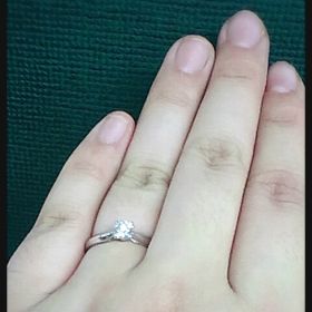 【MIKIMOTO(ミキモト)の口コミ】 私の希望が、できるだけ大きい一つダイヤの指輪でした。旦那さんに頼んだ…