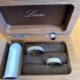【Lierre(リエール)の口コミ】 人と被らない指輪を探していて色々見た結果、お互いに満足いく指輪を見つ…