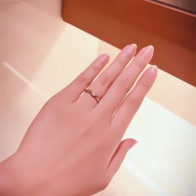 【ティファニー(Tiffany & Co.)の口コミ】 ティファニーのハーモニーのデザインにしました。セッティングより立体感…