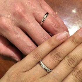 【TRECENTI(トレセンテ)の口コミ】 シンプルなデザインを探していて、指輪のつくりが繊細で上品なところが気…