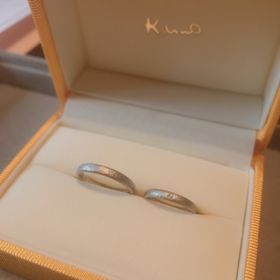 【ケイウノ ブライダル(K.UNO BRIDAL)の口コミ】 まず何かの雑誌で艶消しされた結婚指輪を見てこれを参考に、、で考えまし…