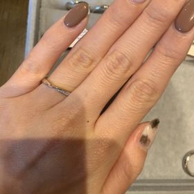 【ケイウノ ブライダル(K.UNO BRIDAL)の口コミ】 シンプルなラインのばかりを考えてましたが、おすすめでと見せてもらった…