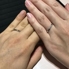 【TRECENTI(トレセンテ)の口コミ】 ダイヤモンドの石が、端まで四角くびっしりと敷き詰められており、高級感…