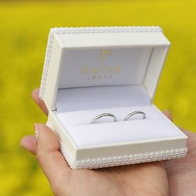 【Smith(工房スミス)の口コミ】 1番な決め手は手作りという事。完全なオリジナルで2人でお互いの指輪を作…