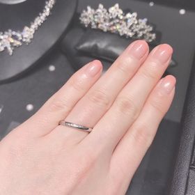 【エクセルコダイヤモンド(EXELCO DIAMOND)の口コミ】 結婚指輪なら、絶対シンプルで違和感がないストレート！と思っていたので…